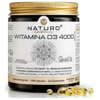 Virentia Naturoceuticals Witamina D3 4000 Quali-D 100kapsułek cena 34,90zł