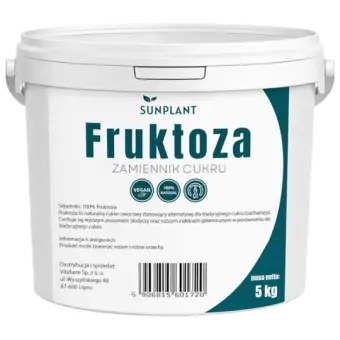 Fruktoza cukier owocowy 5kg Sunplant VitaFarm cena 85,90zł