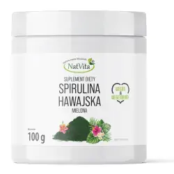 Hawajska Spirulina algi proszek 100g NatVita cena 64,50zł