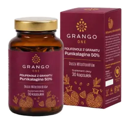 Grango One polifenole z granatu 50% punikalaginy 30kapsułek cena 108,90zł
