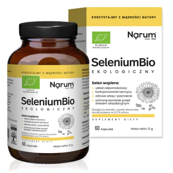 Narum SeleniumBio ekologiczny selen 60kapsułek cena 59,00zł