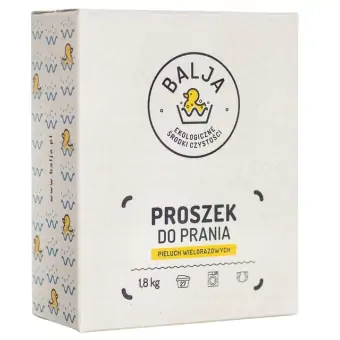 Ekologiczny proszek do prania pieluch wielorazowych 1,8kg Balja cena 37,98zł