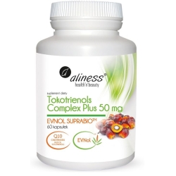 Aliness Tokotrienols Complex Plus 50mg EVNOL SUPRABIOTM 60kapsułek cena 64,90zł