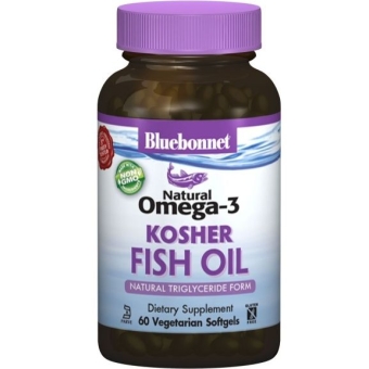 Bluebonnet Nutrition Natural Omega-3 Kosher Fish Oil-naturalne źródło EPA,DHA,DPA 60kapsułek cena 103,49zł