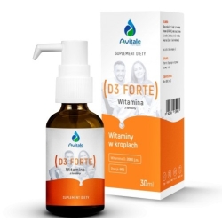 Avitale Witamina D3 FORTE 2000IU Z LANOLINY 30ml cena 27,00zł