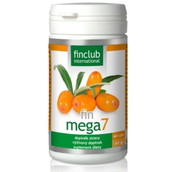 fin Mega7 nienasycone kwasy tłuszczowe omega-7 60kapsułek OSTATNIE SZTUKI cena 169,85zł
