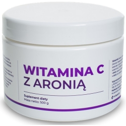 Visanto Witamina C z aronią w proszku 100% kwas l-askorbinowy 500g Jerzy Zięba cena 81,00zł