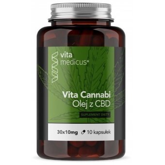 VitaMedicus VitaCannabi olej z konopii CBD 30kapsułek cena 103,49zł