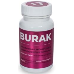 Visanto Burak liofilizat soku z ekologicznych buraków kiszonych 300mg 30kapsułek Jerzy Zięba cena 63,00zł