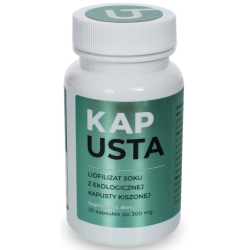 Visanto Kapusta liofilizat soku z ekologicznej kapusty kiszonej 300mg 30kapsułek Jerzy Zięba cena 63,00zł