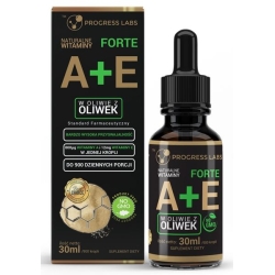 Progress Labs Witamina A+E Forte dla wegan krople 30ml cena 40,00zł