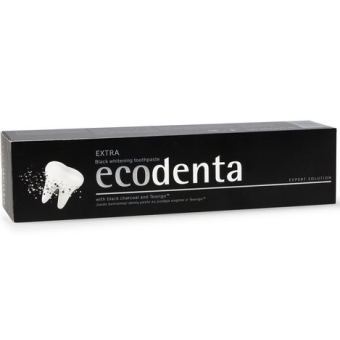 Ecodenta Extra Black czarna pasta do zębów wybielająca z węglem drzewnym 100ml cena 13,79zł