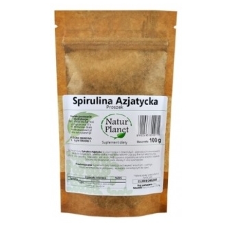 Natur Planet Spirulina Azjatycka Proszek 100g cena 11,85zł