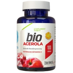 Hepatica Bio Acerola 100kapsułek cena 33,50zł