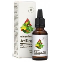 Aura Herbals Witamina A + Witamina E krople 30ml cena 17,20zł