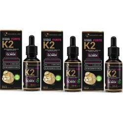 3 x Progress Labs Naturalna Witamina K2 MK-7 z Natto Forte dla wegan krople 30ml cena 103,49zł