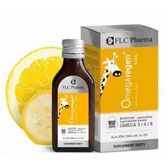 Omegaregen Kids smak cytryna-banan 100ml cena 36,59zł