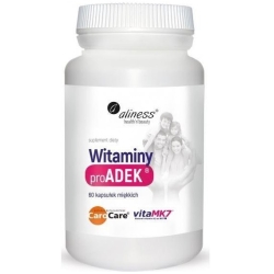 Aliness Witaminy ProADEK 60kapsułek cena 44,90zł