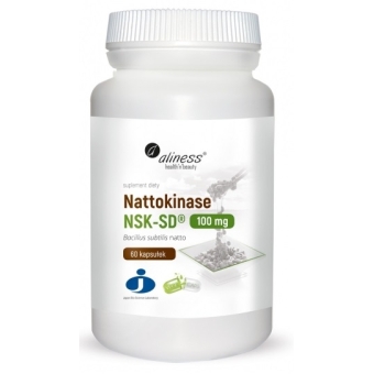 Aliness Nattokinase NSK-SD 100mg 60kapsułek cena 74,90zł