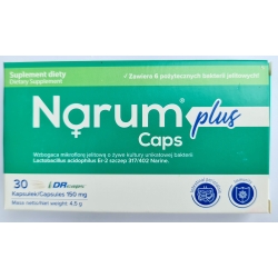 Narum Caps Plus 30kapsułek Vitaway LLC cena 47,90zł