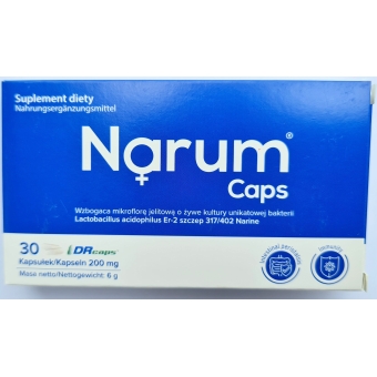 Narum Caps 200mg (narine) 30kapsułek Vitaway LLC cena 49,90zł