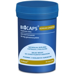 Bicaps Korean Ginseng 60kapsułek Formeds + próbki gratis  cena 35,00zł