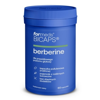 Formeds BICAPS Berberine 60kapsułek cena 54,49zł