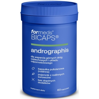 Formeds BICAPS Andrographis 60kapsułek cena 42,50zł