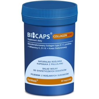 Formeds Bicaps Collagen Max 60kapsułek cena 75,99zł