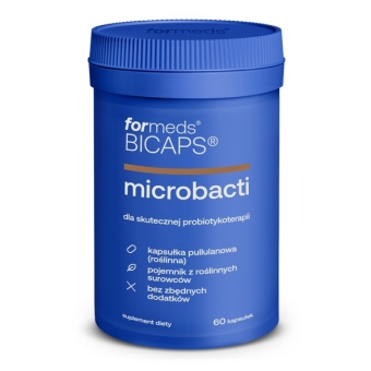 Formeds BICAPS Microbacti 60kapsułek cena 83,00zł