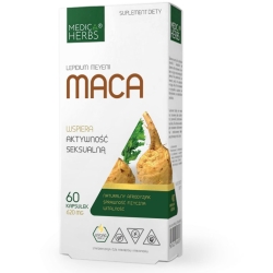Medica Herbs Maca 620mg 60kapsułek cena 22,95zł