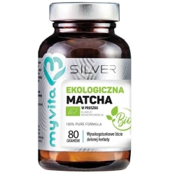 MyVita Silver Pure Ekologiczna matcha w proszku (zielona herbata) proszek 80g cena 36,00zł