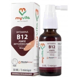 MyVita Witamina B12 100mcg FORTE krople 30ml cena 30,50zł