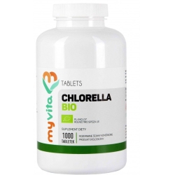 MyVita Bio Chlorella 250mg 1000tabletek cena 72,90zł