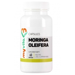 MyVita Moringa Oleifera 350mg 60kapsułek cena 17,95zł
