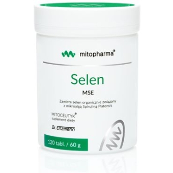 Dr Enzmann Selen MSE 120tabletek Mito-Pharma cena 129,00zł