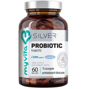 Myvita Silver Pure Probiotic 9 mld CFU 60kapsułek OSTATNIE SZTUKI cena 56,95zł
