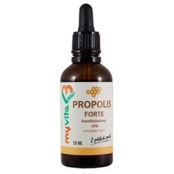 Myvita Propolis forte bezalkoholowy 10% krople 50ml cena 28,15zł