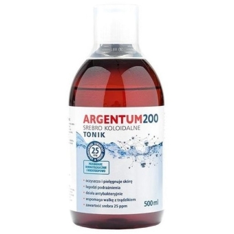 Aura Herbals Argentum200 Srebro Koloidalne (25 ppm) tonik 500ml cena 24,98zł