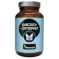 Hanoju Karczoch 200mg + Ostropest Plamisty 200mg 90kapsułek PROMOCJA cena 83,70zł