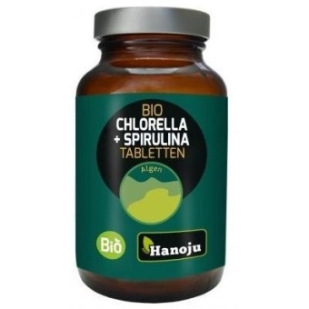 Hanoju Bio Chlorella + Bio Spirulina 400mg 300tabletek cena 71,05zł