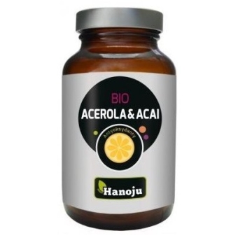 Hanoju Bio Acerola 200mg + Bio Acai 200mg 90kapsułek cena 79,99zł