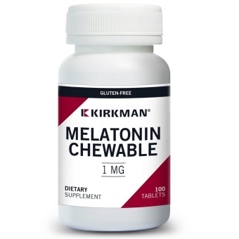 Kirkman Melatonin 1mg Chewable Tablets 100tabletek do żucia data: 30.09.2023 cena 89,00zł