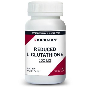 Kirkman Reduced L-Glutathione 100 mg (Hypoallergenic) 100kapsułek cena 276,90zł