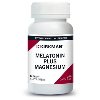 Kirkman Melatonin Plus Magnesium (Hypoallergenic) melatonina plus magnez 250kapsułek cena 210,90zł
