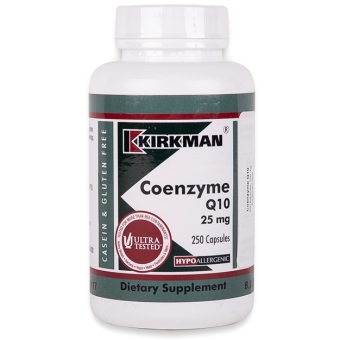 Kirkman Coenzyme Q10 25 mg (Hypoallergenic) koenzym Q10 250kapsułek cena 563,90zł