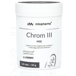 Dr Enzmann Chrom III trójwartościowy MSE 120tabletek Mito-Pharma cena 135,00zł