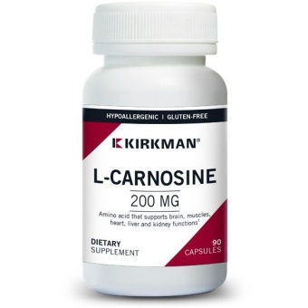 Kirkman L-Carnosine 200 mg (Hypoallergenic) 90kapsułek cena 331,90zł