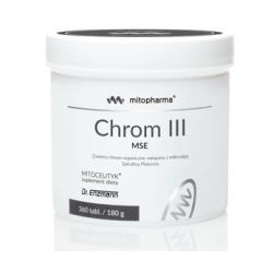 Dr Enzmann Chrom III trójwartościowy MSE 360tabletek Mito-Pharma cena 310,90zł