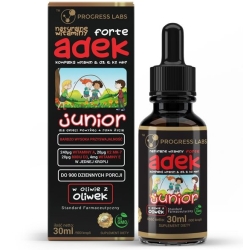 Progress Labs ADEK Junior Forte krople dla dzieci 30ml cena 49,00zł
